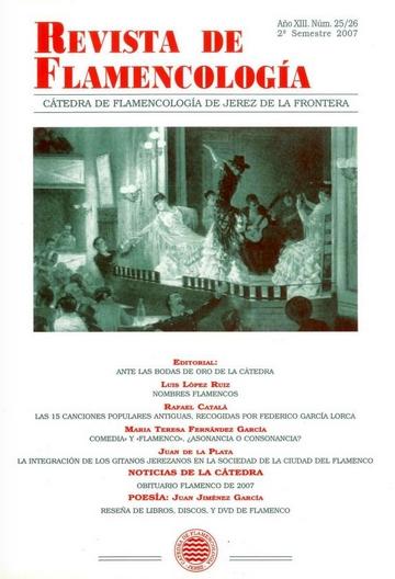 PORTADA REVISTA DE FLAMENCOLOGIA 25-26