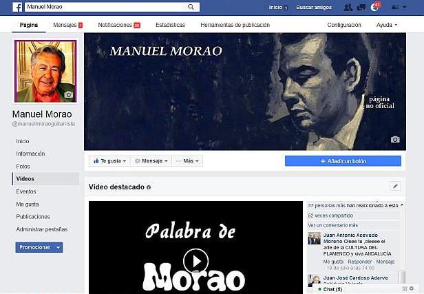 perfil de facebook de manuel morao